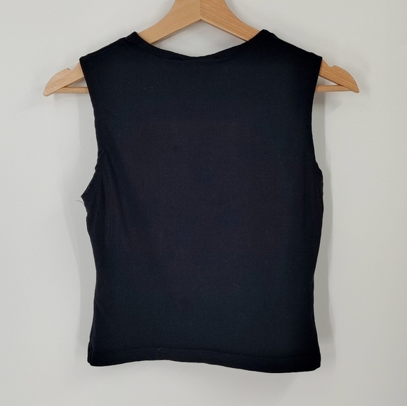 Ragged Cropped Logo Tank - Picture 3 of 4